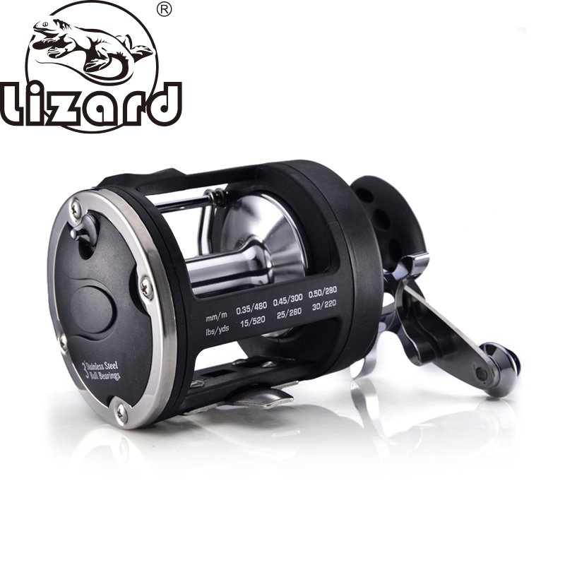 Fishing Boat Steering Wheel - リザードフィッシングTSSDボートリール、海水大物サーフフィッシング用、合金スプール、ベイトキャスティング・トローリングフィッシングリール