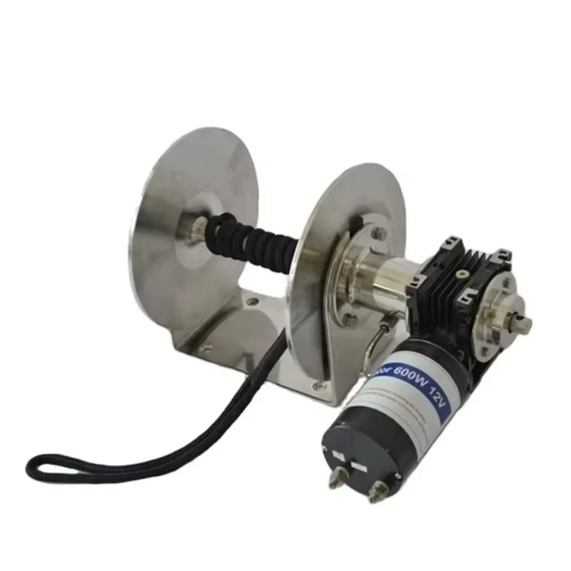 電動アンカードラムウィンチ、600W 12V 24V ステン - Fishing Boat Anchor Winch のレビューと価格